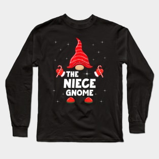 The Niece Gnome Matching Family Christmas Pajama Long Sleeve T-Shirt